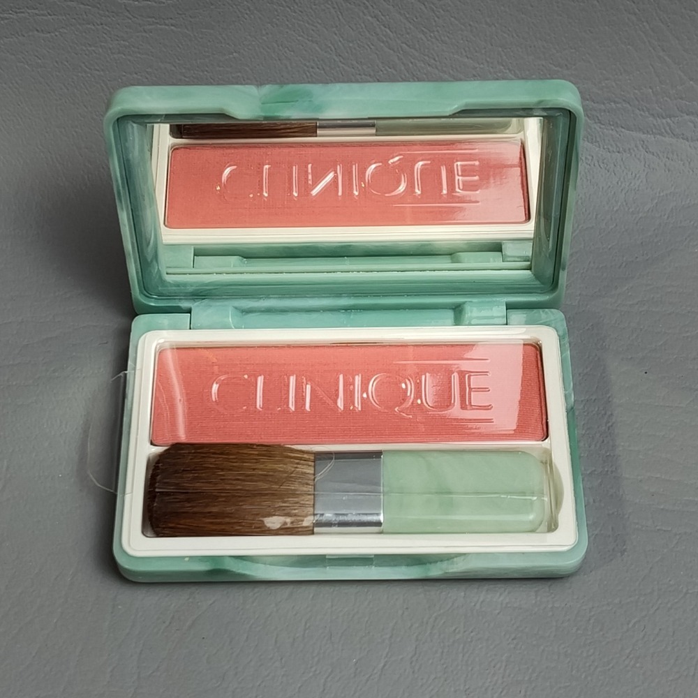 CLINIQUE Young‎ Face Powder Blusher EXTRA POPPY 40 w/ Box Full Size RARE
